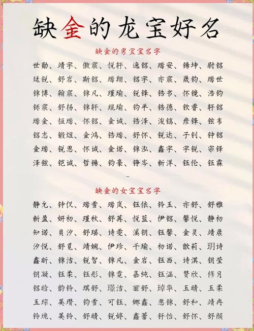 含金字女孩名字_女孩子五行取名字大全_五行属金女孩名字