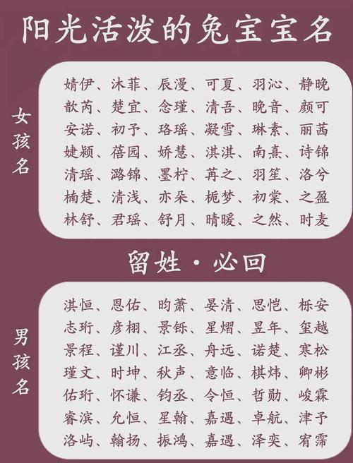 兔年喜用字根取名男孩_兔年取名吉祥寓意男孩名字_王溪什么取名男孩