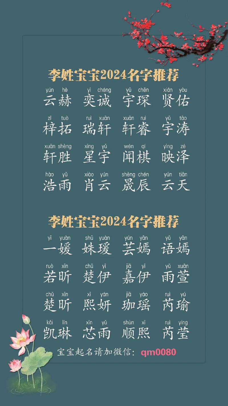 李字取名字男孩子复古_李姓男孩取名大全_最新李姓男孩名字