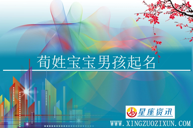 荀姓男孩起名