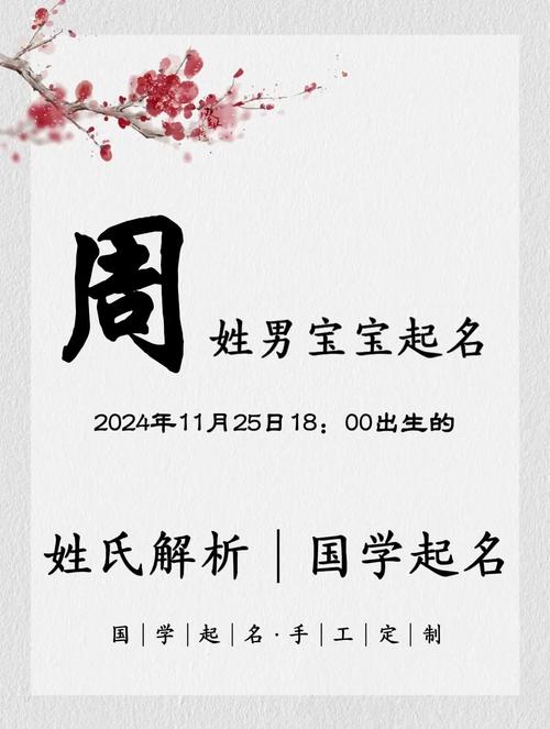 周姓男孩吉祥名字推荐_彦字取名寓意_姓氏取名周男孩