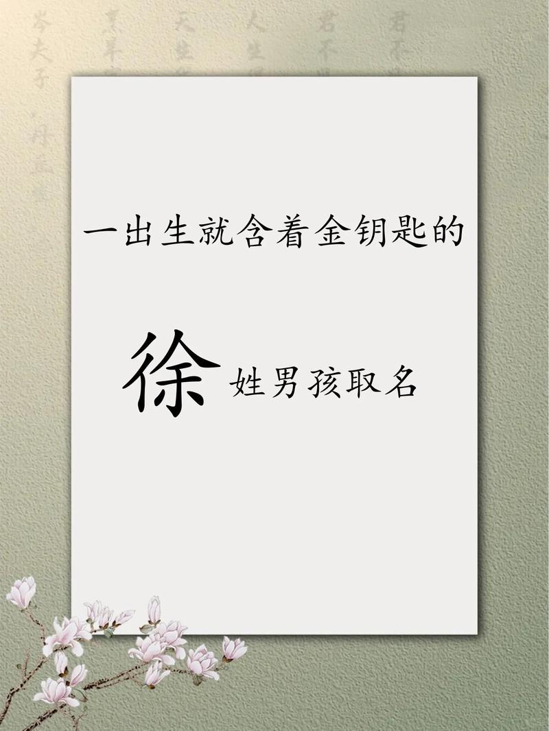 徐姓男孩取名牛宝宝缺火_徐姓男孩好听名字推荐_徐姓男孩起名原则